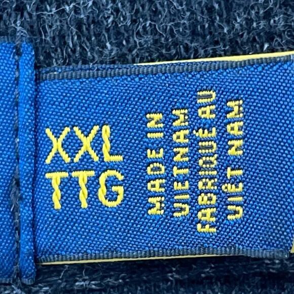 Polo Ralph Lauren Men's Gray Cotton Quarter Zip Sweatshirt Comfy Normcore XXL - Picture 7 of 12